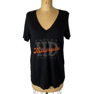 Harley Davidson Cape Cod Women’s V-Neck T-Shirt Size XL